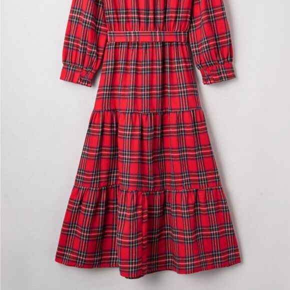 Ted Tartan Print Christmas Dress - Picture 3 of 5